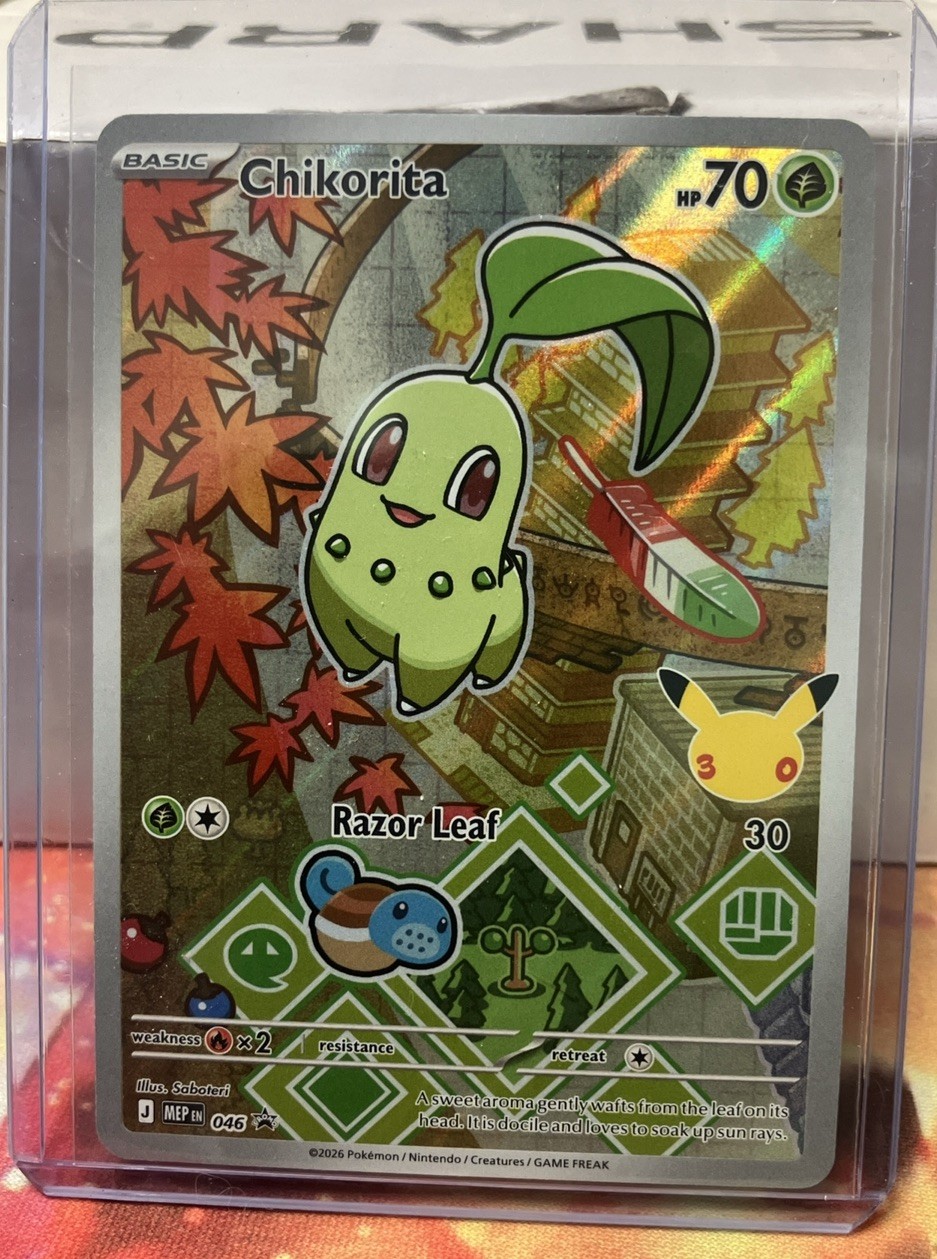 Pokemon First Partners Series 2 Chikorita 046 Promo