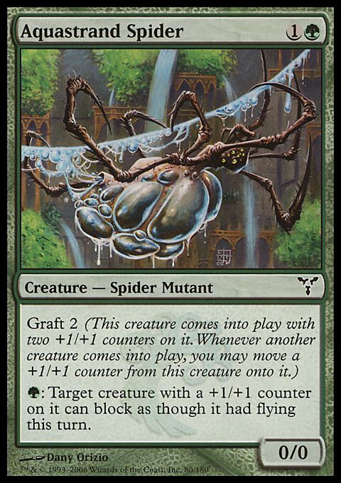 Magic the Gathering MTG Aquastrand Spider (80) Dissension LP