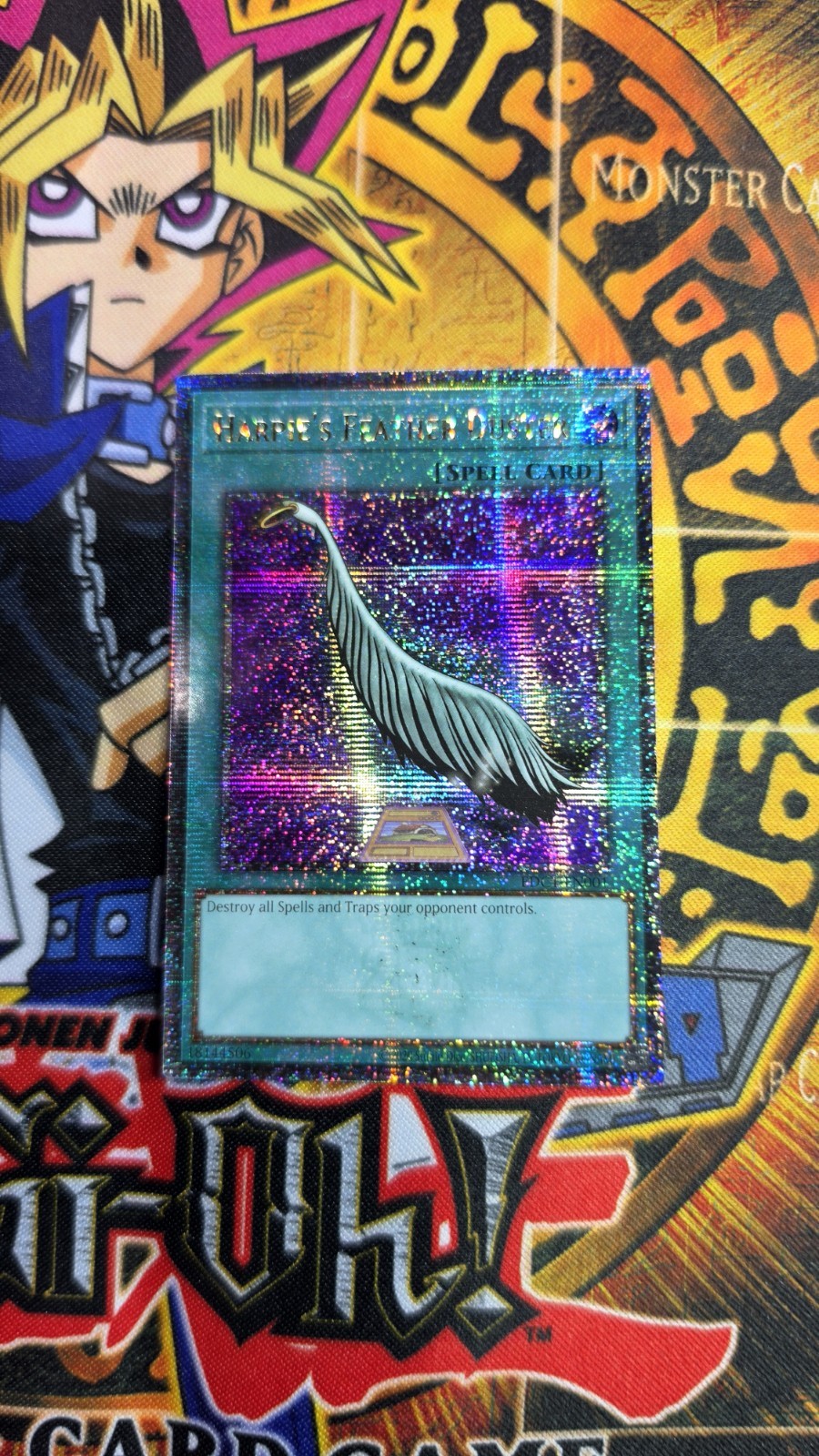 Harpie’s Feather Duster – 25th Quarter Century Rare- EDC1-EN001 – Yu-Gi-Oh! TCG