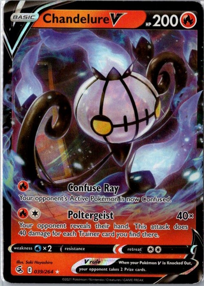 Chandelure V [SWSH08 – 039/264] Lightly Played