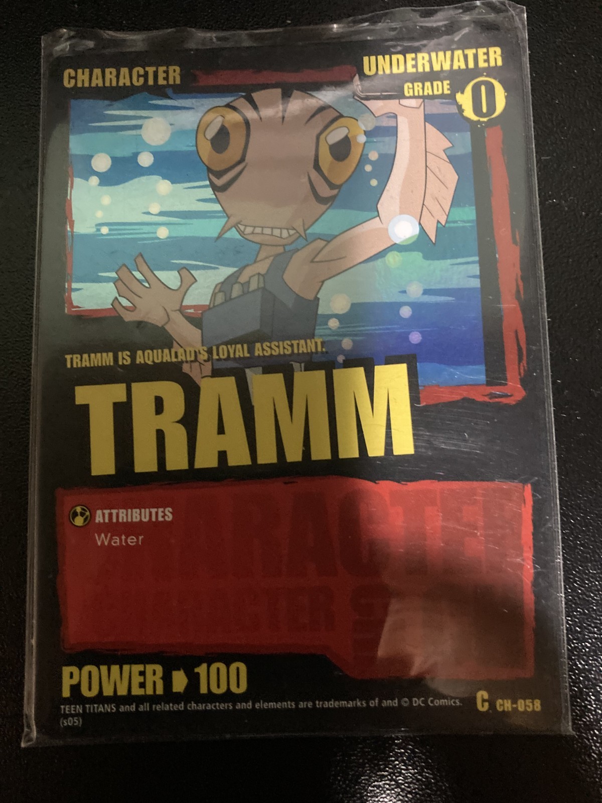 TEEN TITANS CCG “GO!” COMMON C CH-058 TRAMM HOLO-FOIL