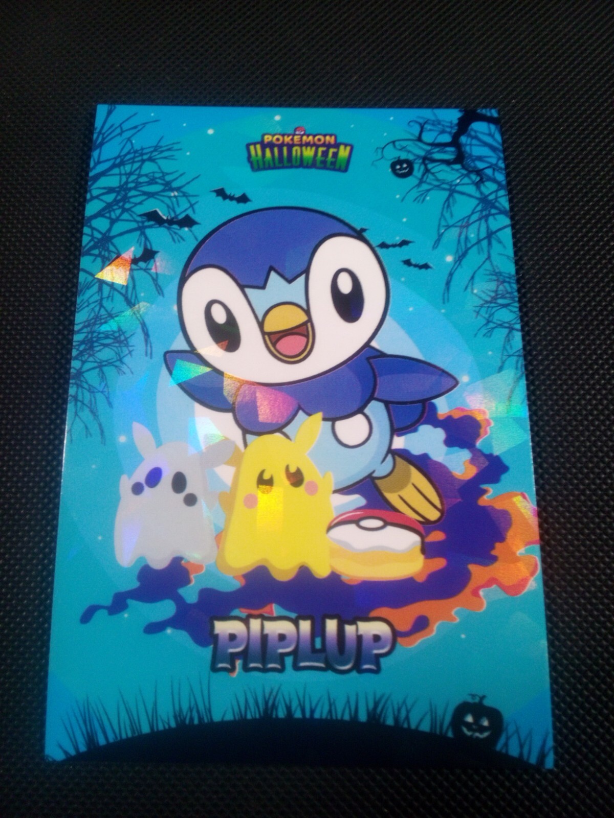 Pokemon 2024 Card Database Halloween Set Piplup Cracked Holo Peru US Seller