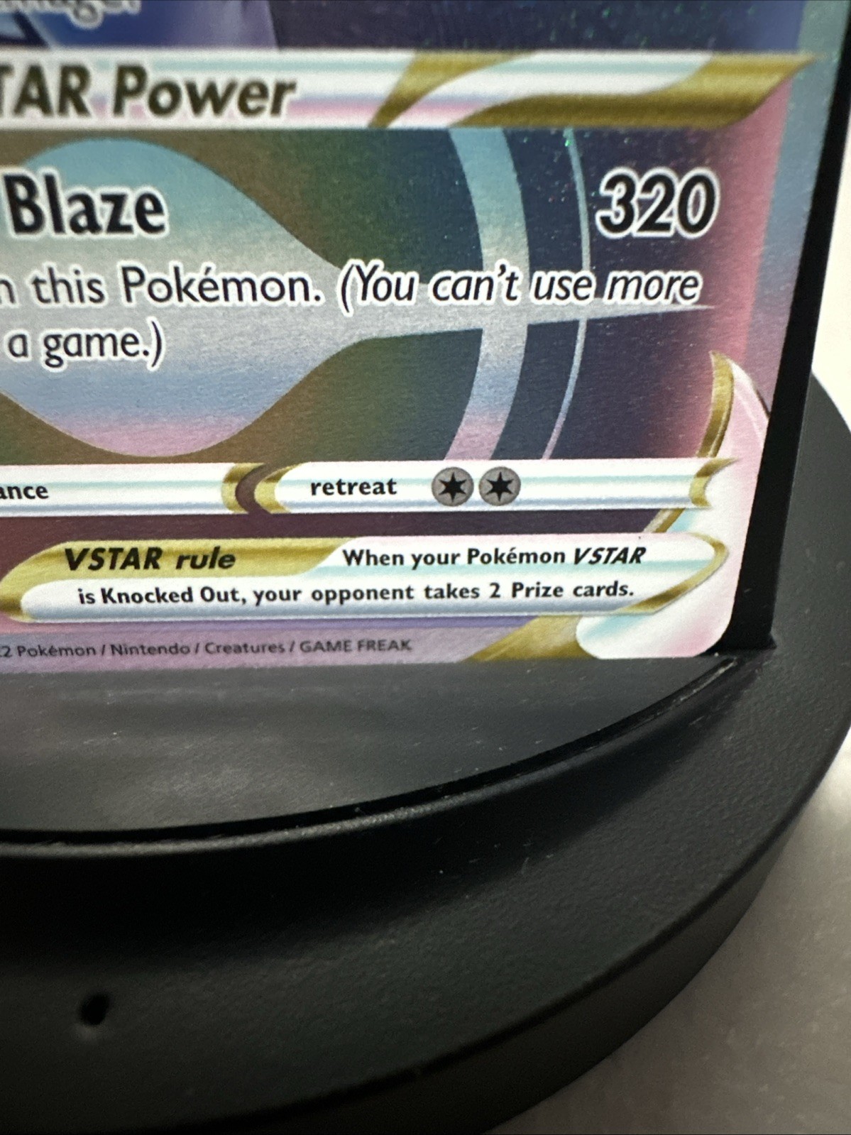 Pokémon TCG Charizard VSTAR Rainbow Secret Rare Card Brilliant Stars 174/172