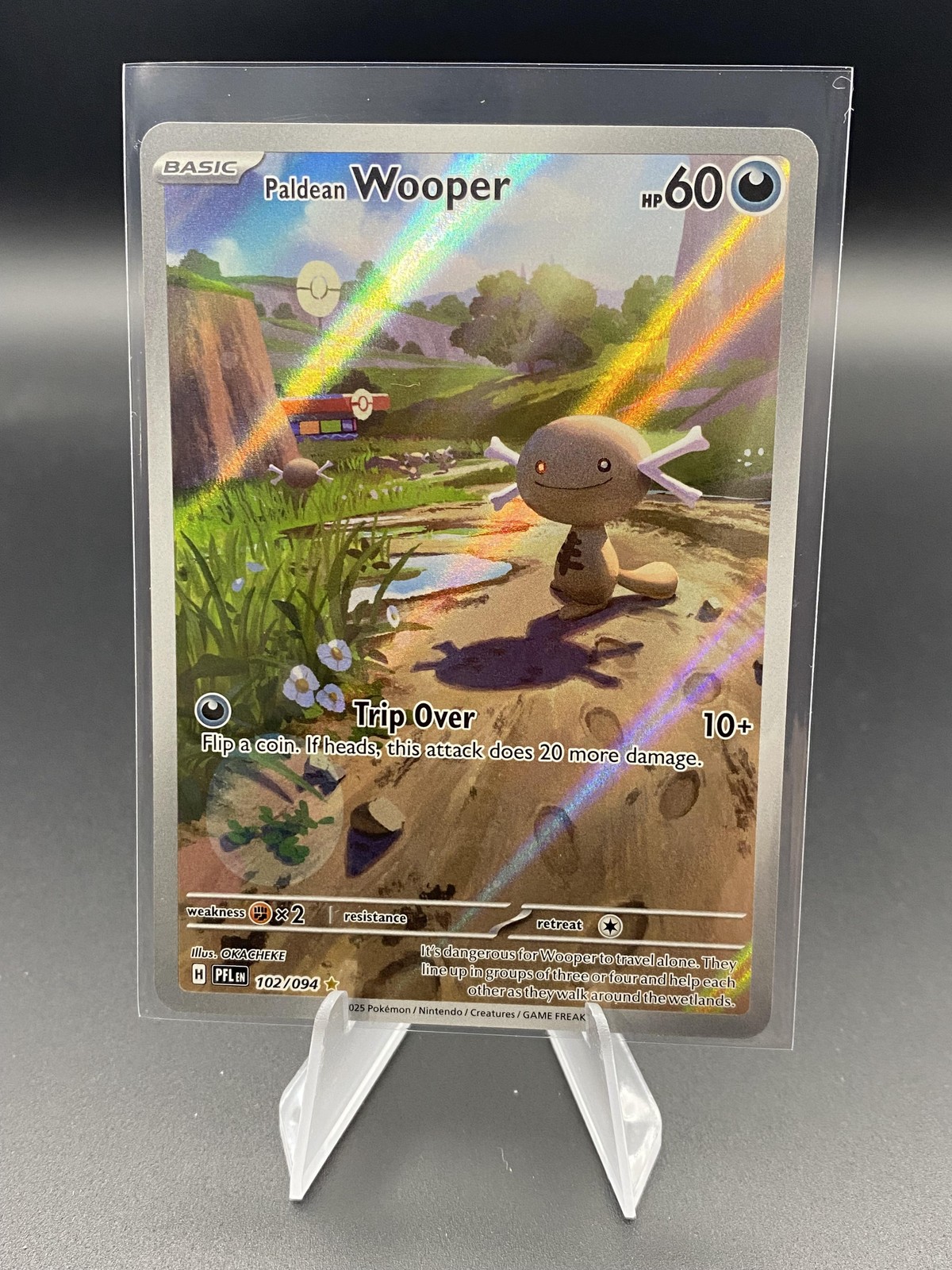 ME02: Phantasmal Flames #102/094 Paldean Wooper