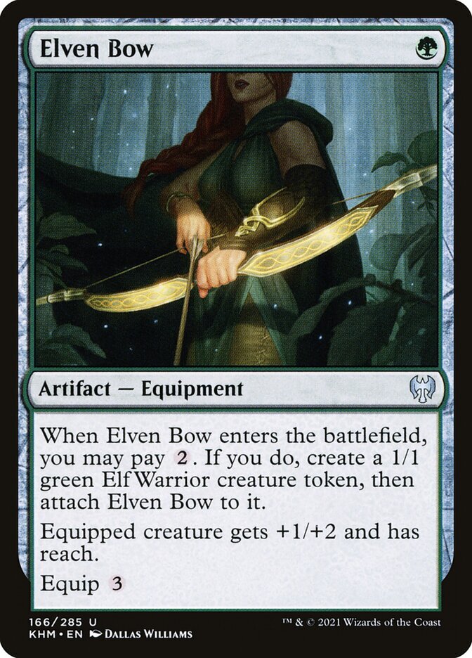 Elven Bow (166) Kaldheim KHM MTG Magic