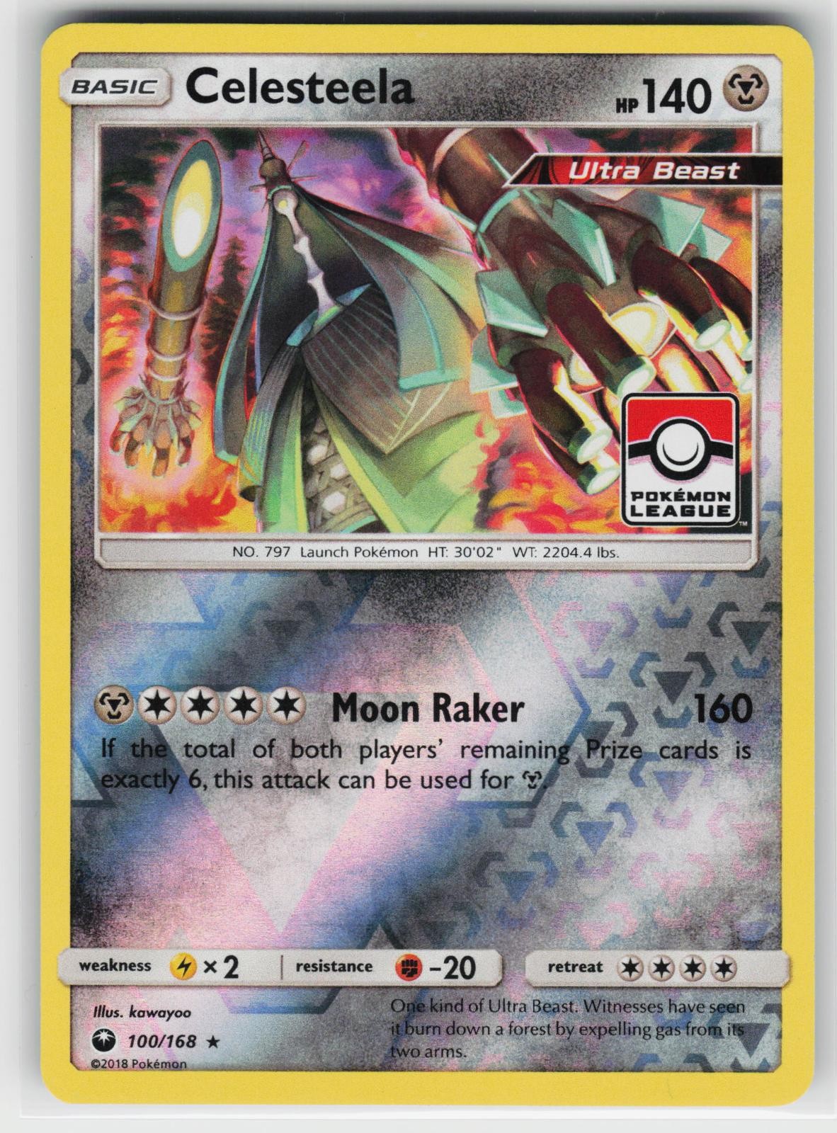 Celesteela (Pokemon League) 100/168 Holo P Cards Reverse Holo LP Pokemon