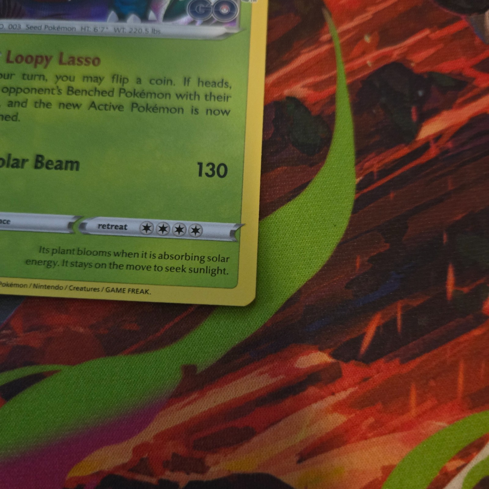 Venusaur 003/078 Holo Rare Pokémon GO LP+