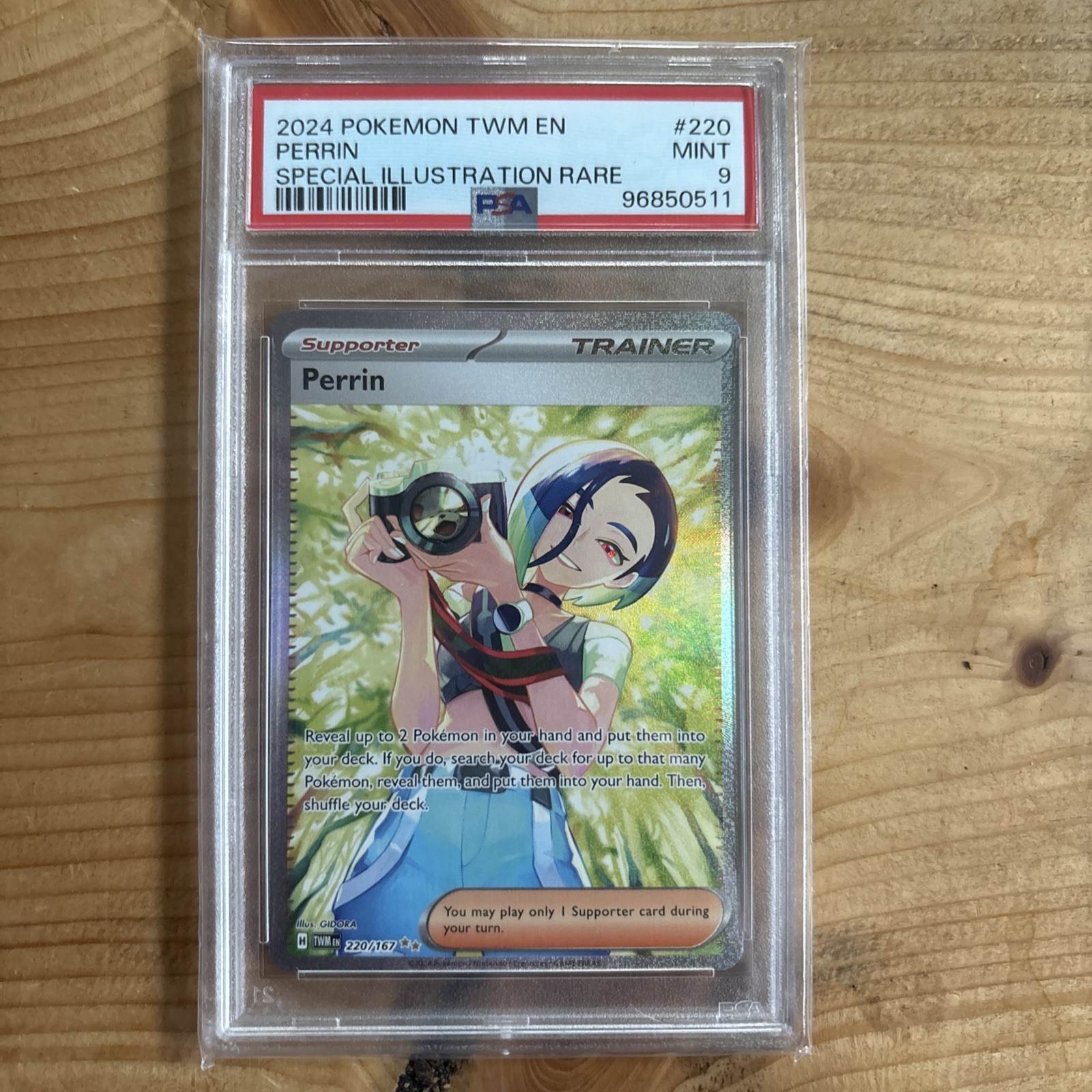 Perrin 220/167 – Pokémon Twilight Masquerade PSA 9
