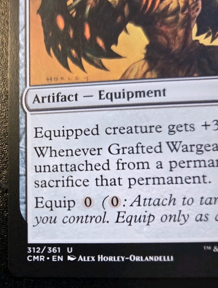 Grafted Wargear 312/361 Uncommon Commander Legends Magic: The Gathering