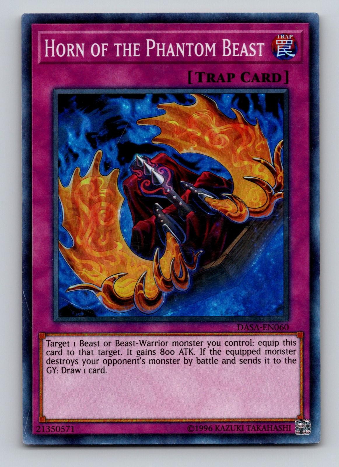 Horn of the Phantom Beast DASA-EN060 Super Rare Yu-Gi-Oh Unlimited
