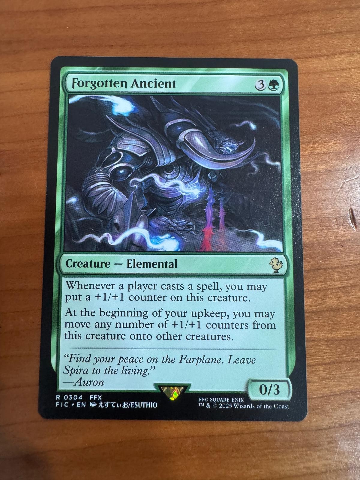 FORGOTTEN ANCIENT (SURGE FOIL) 304 COMMANDER: FINAL FANTASY MTG NM/M
