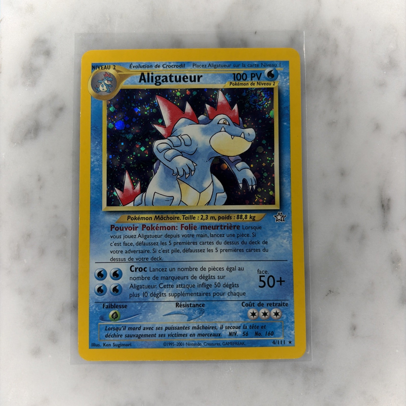 Aligatueur 4/111 Neo Genesis Holo – Pokémon TCG