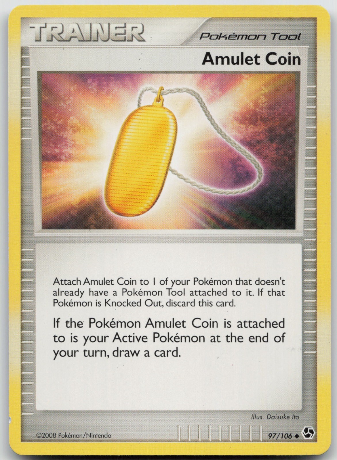 Amulet Coin Uncommon Great Encounters 97/106 LP Daisuke Ito
