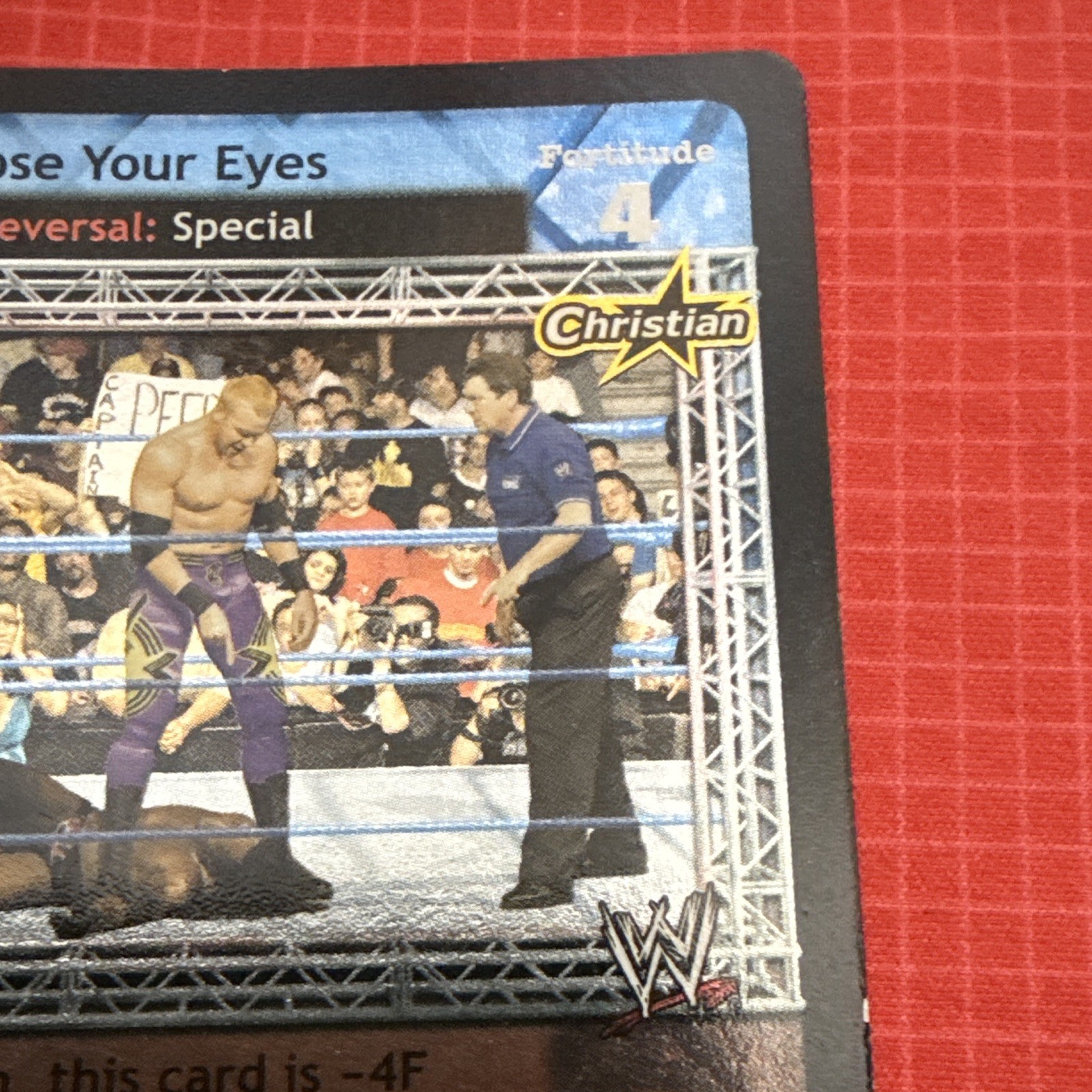 Comic Images Raw Deal WWE Just Close Your Eyes Christian Unique 108/198 v17 ENG