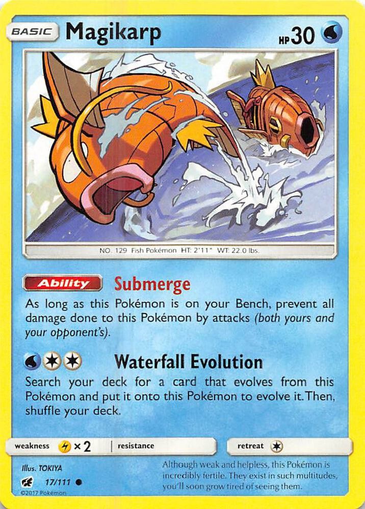 Magikarp Common SM – Crimson Invasion 17/111 LP