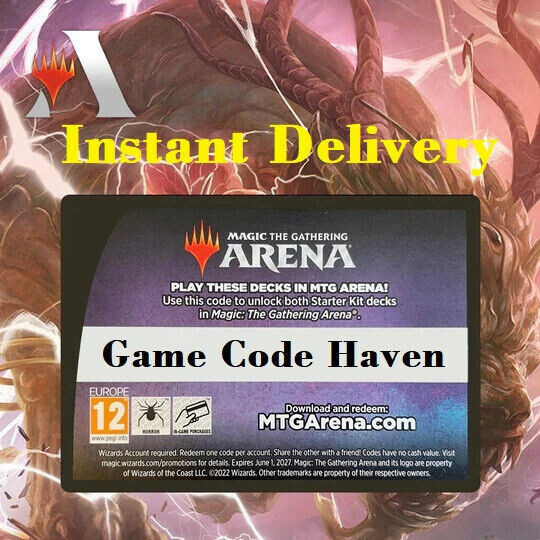 MAGIC MTG ARENA CODE CARD STARTER KIT 2022 ARENA DECK – 2x Decks- INSTANT