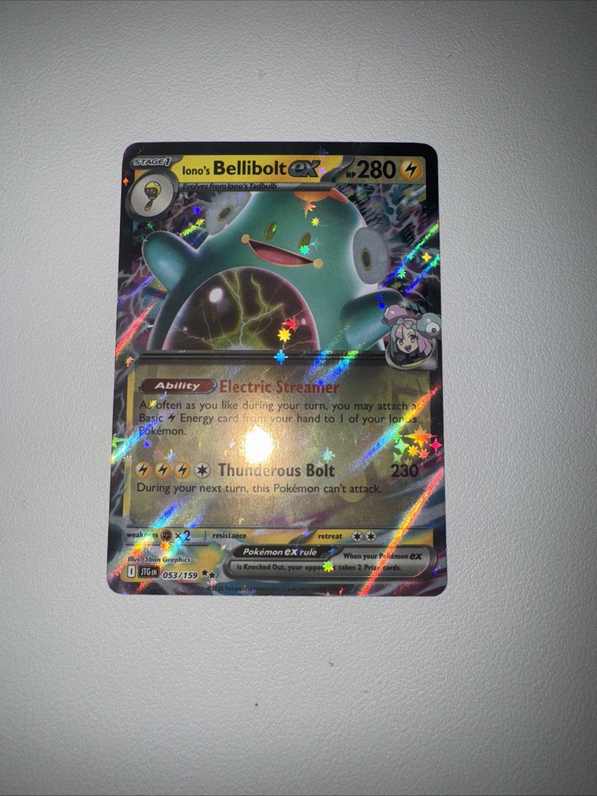 Iono’s Bellibolt ex 053/159 Sv09: Journey Together Holo
