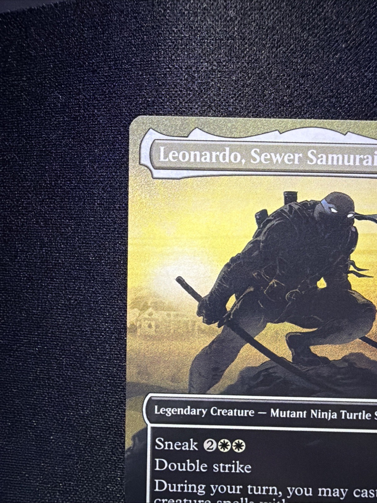 Leonardo, Sewer Samurai (Borderless) Teenage Mutant Ninja Turtles Regular