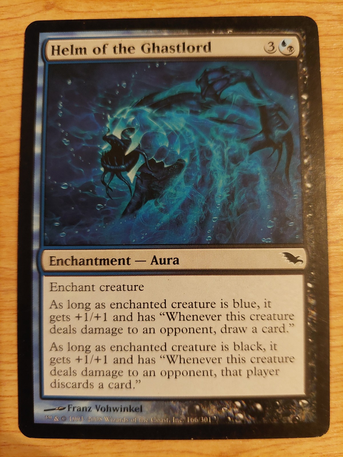 Helm of the Ghastlord – 166/301 (Shadowmoor) – Very Lightly Played VLP – Common