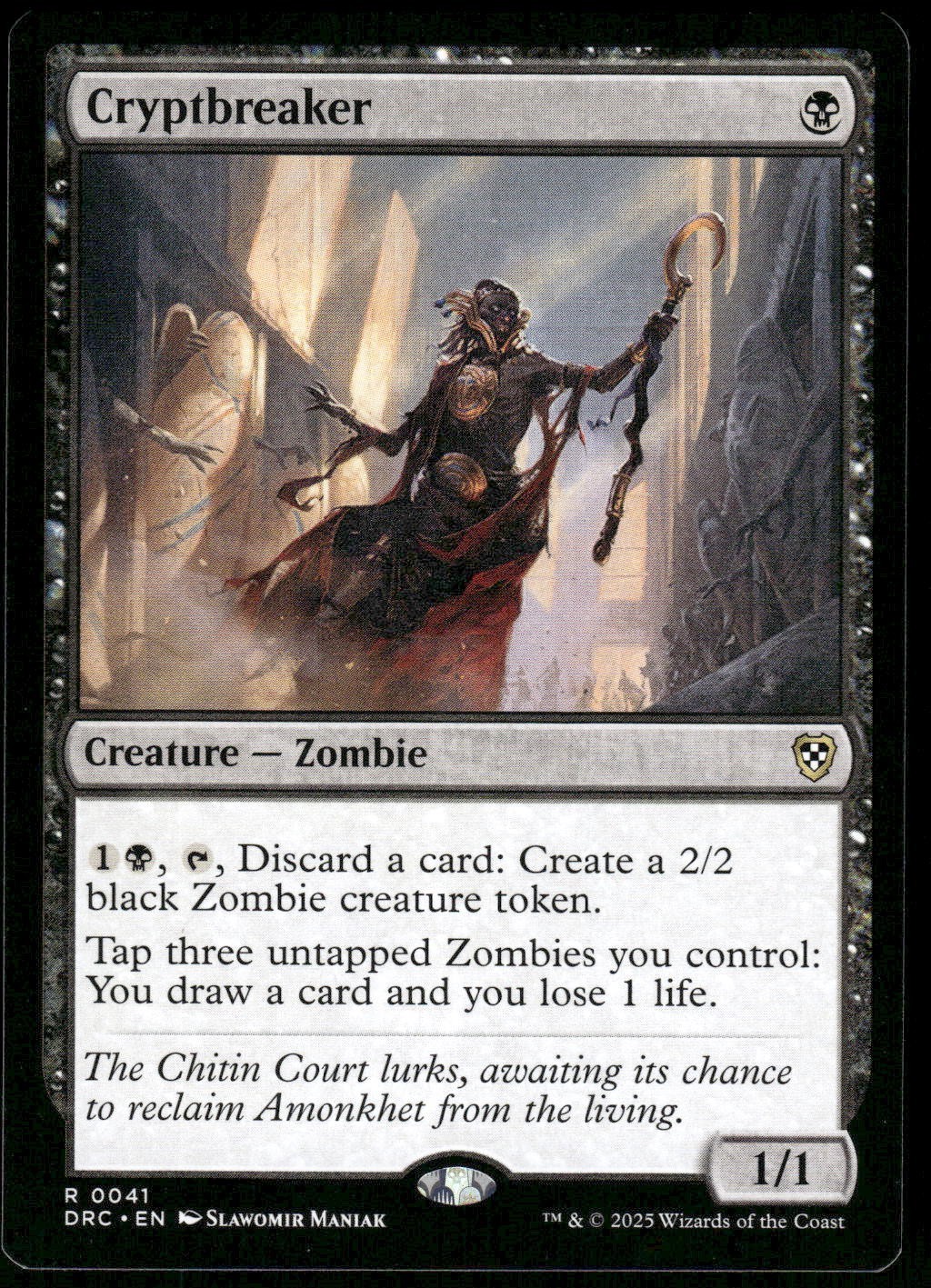 x1 Cryptbreaker – Commander: Aetherdrift – NM – MTG