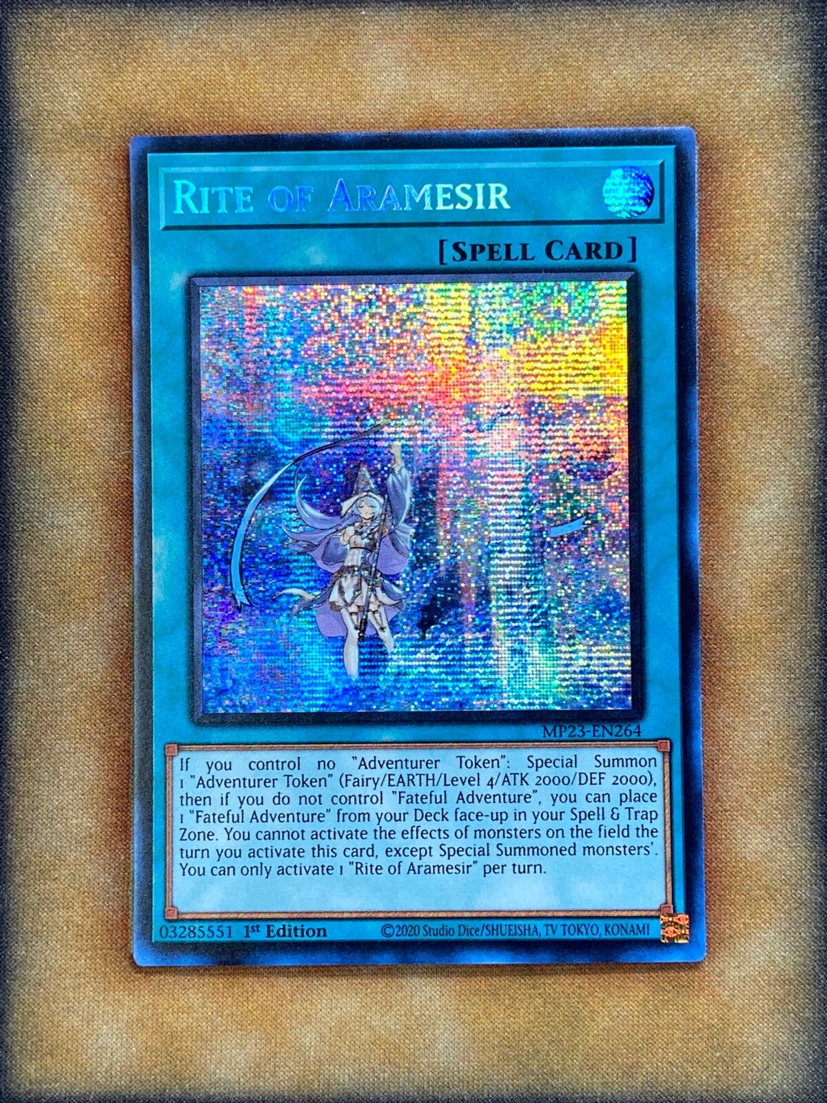 Yugioh Rite Of Aramesir MP23-EN264 Secret Rare 1st Ed NM