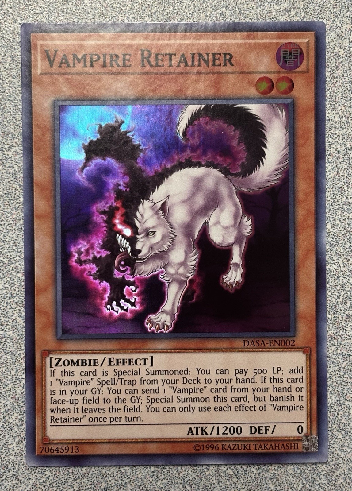 Vampire Retainer DASA-EN002 Dark Saviors Super Rare Unlimited Edition NM