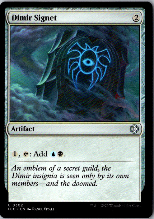 Dimir Signet Commander: The Lost Caverns of Ixalan 302 Near Mint