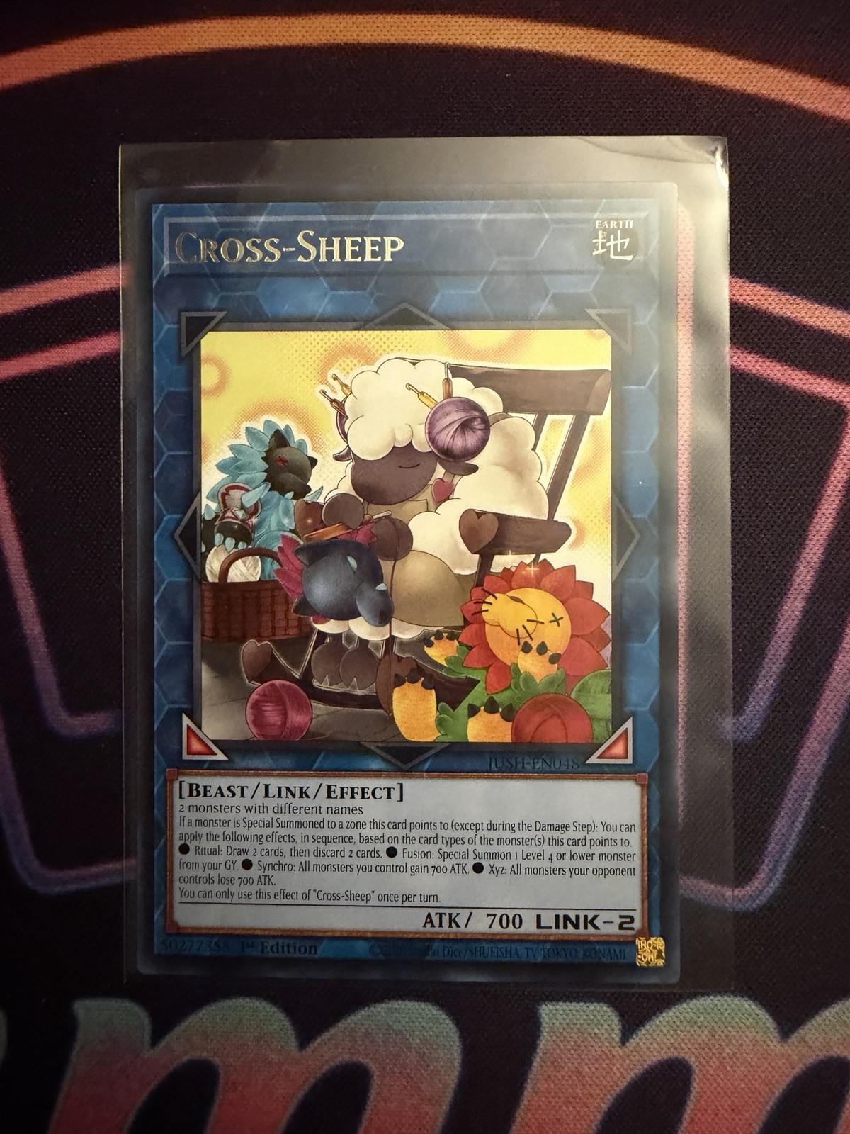 Yugioh! Cross-Sheep – JUSH-EN048 – Rare – 1st Edition Near Mint, English