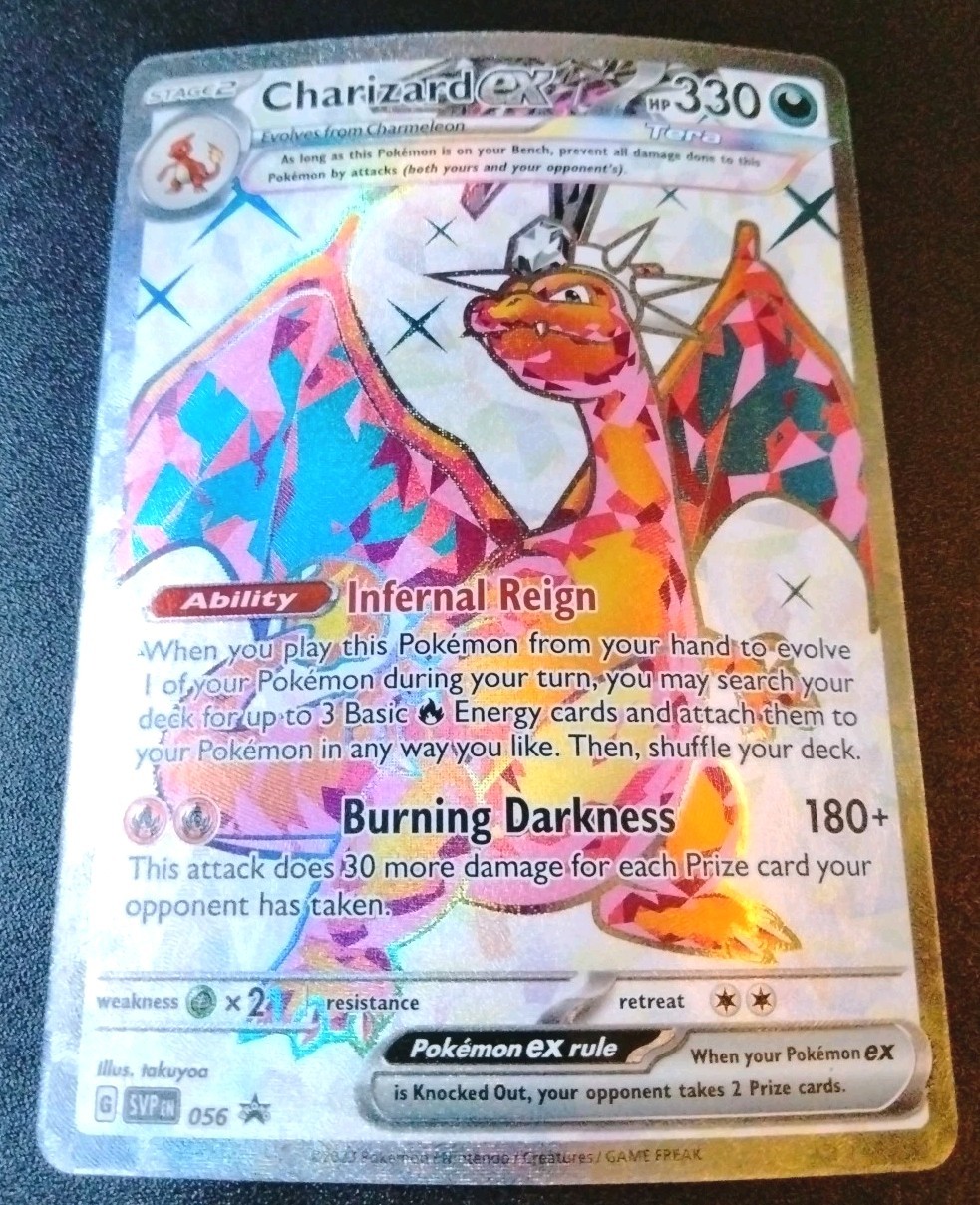 Pokémon TCG Charizard ex 215/197 Sv03: Obsidian Flames Holo NM/B