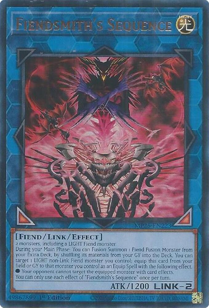 3x Fiendsmith’s Sequence Ultra Rare MP25-EN223 NM 2025 Mega-Pack playset