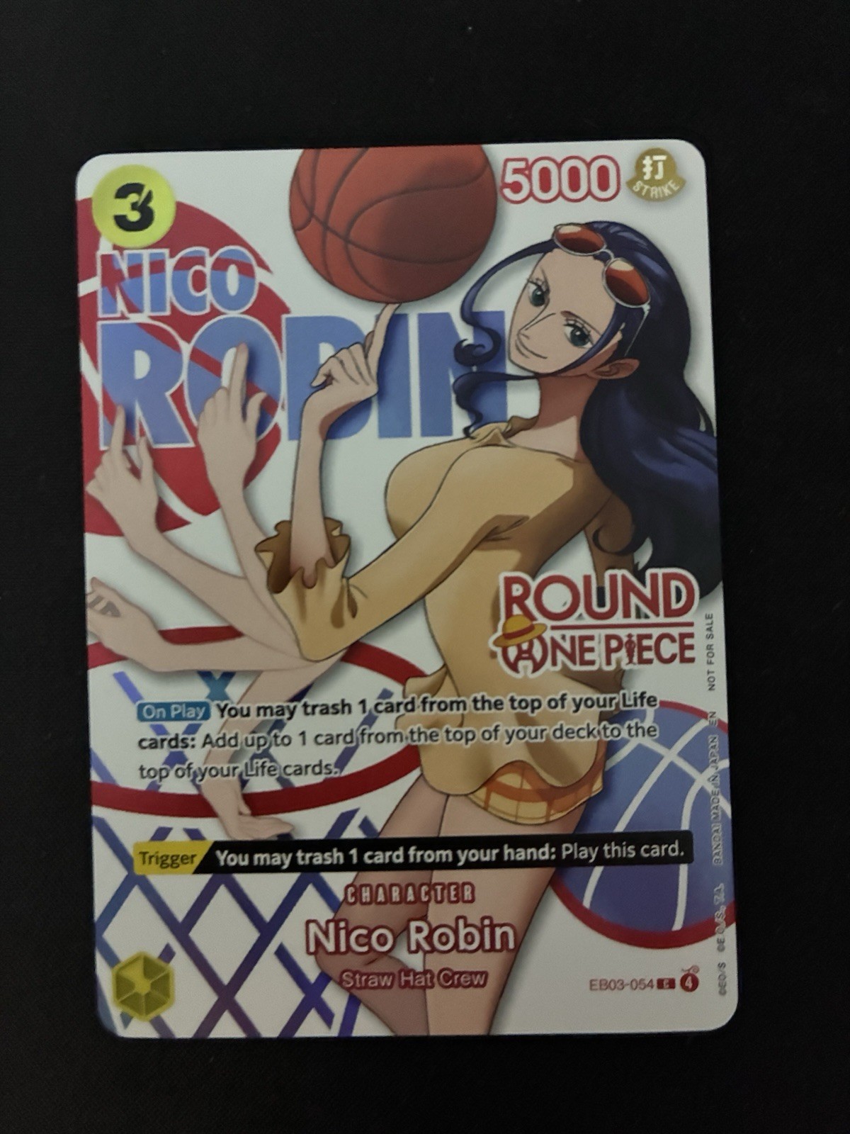One Piece Round1 – Nico Robin EB03-054 Promo ENGLISH NM SHIPS FAST