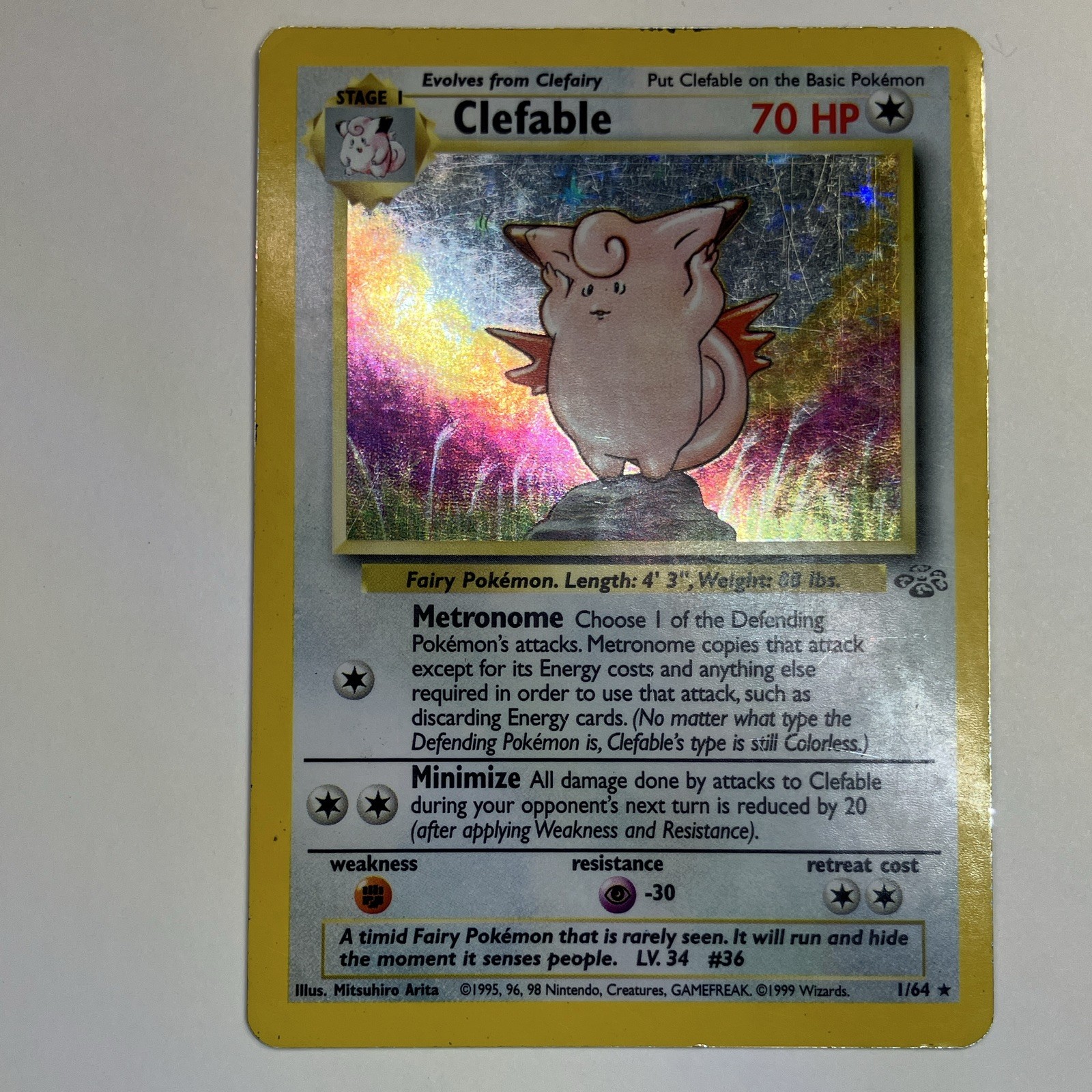 Clefable 1/64 Jungle Holo – LP