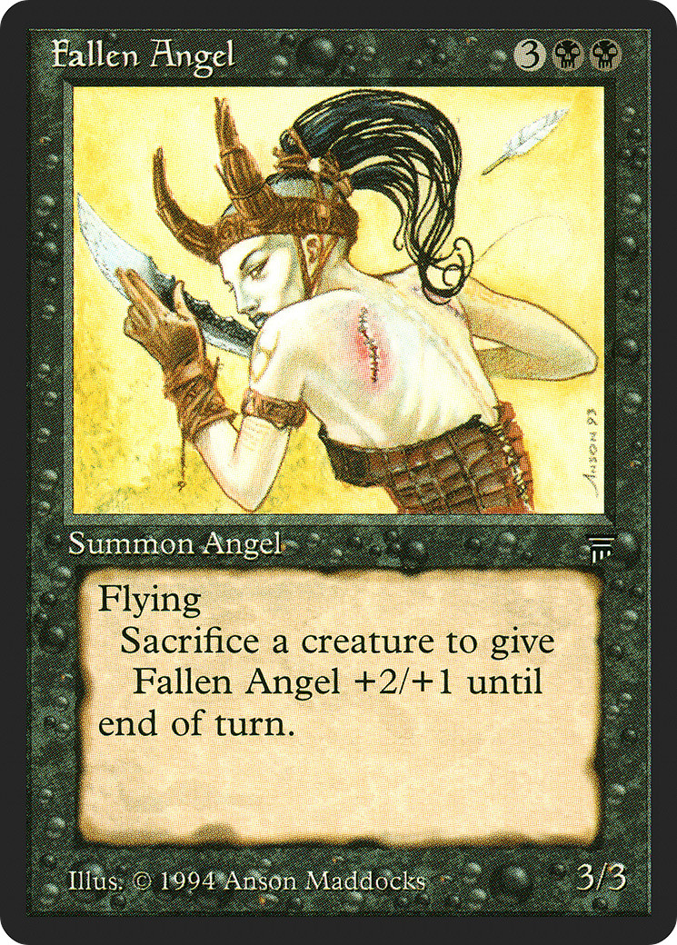 Fallen Angel X (1) Legends -Excellent/Near Mint -MTG – 4RCards