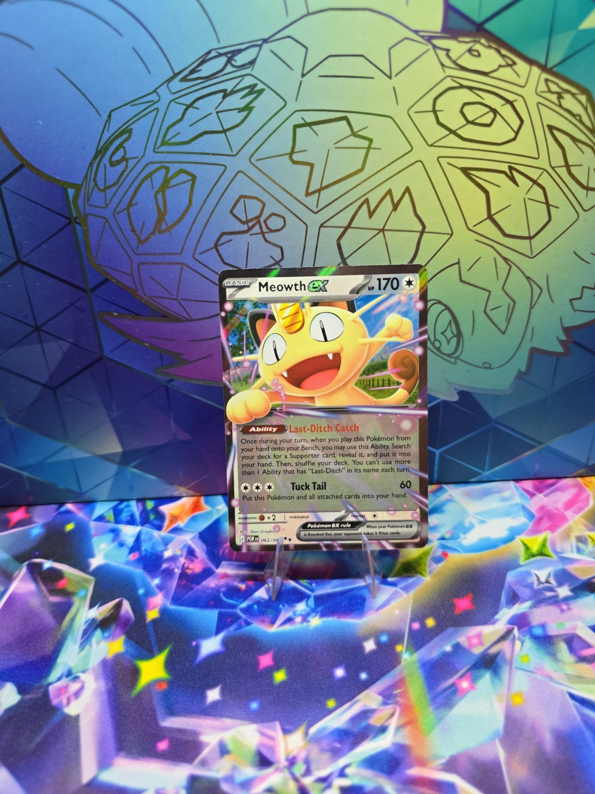 Meowth ex 062/088 Me03: Perfect Order Holo