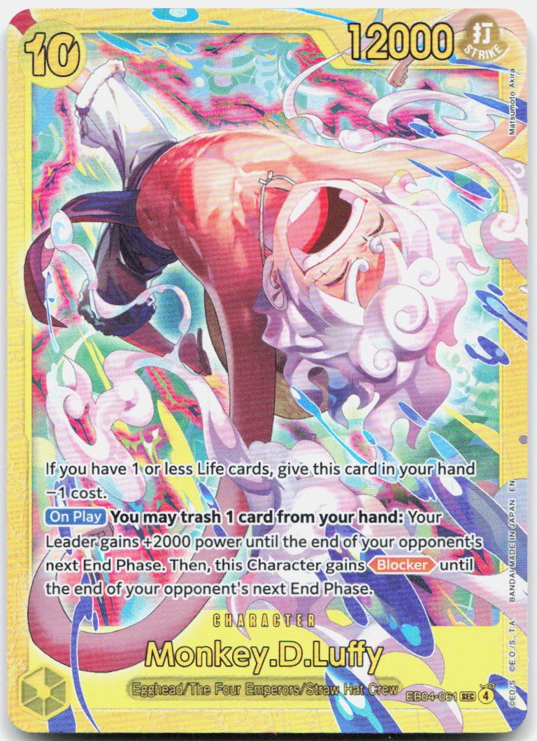 Monkey.D.Luffy () Foil SEC Adventure on Kami’s Island EB04-061 NM