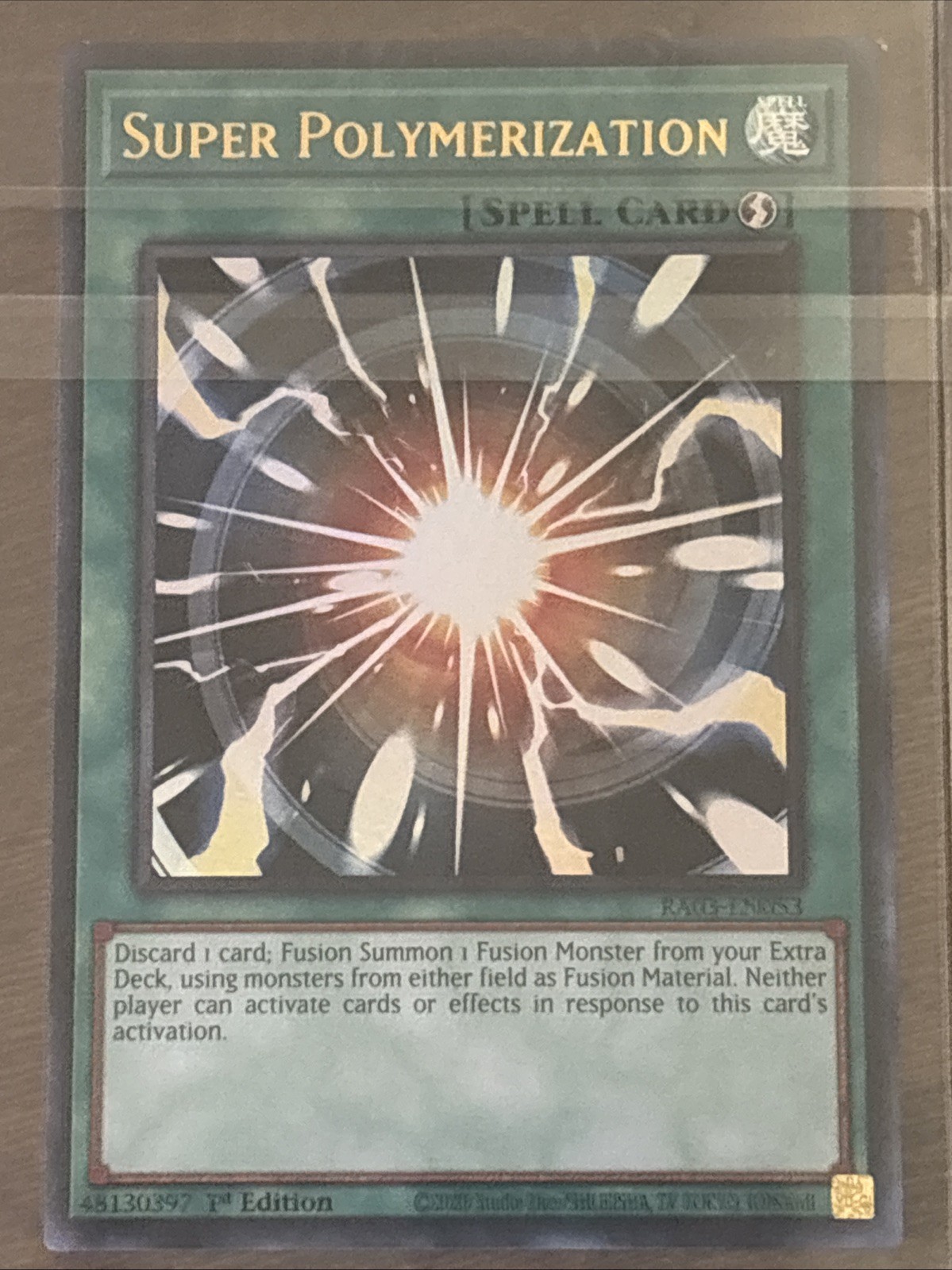 Super Polymerization (UR) RA03-EN053 Quarter Century Bonanza 1st Edition NM
