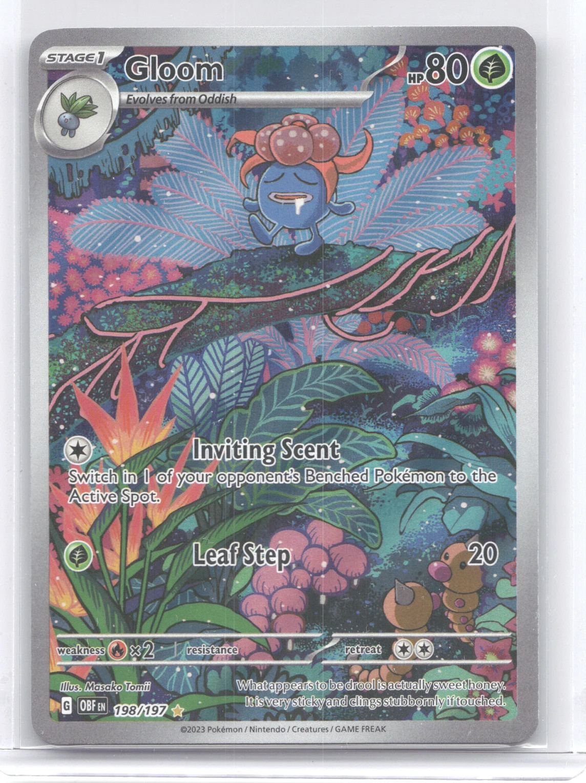 2023 Obsidian Flames Gloom Secret Rare #198/197