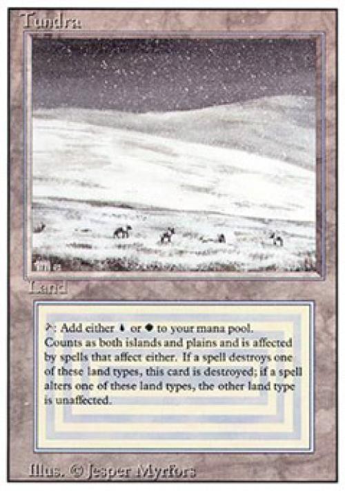 MTG English Tundra NM Normal Revised