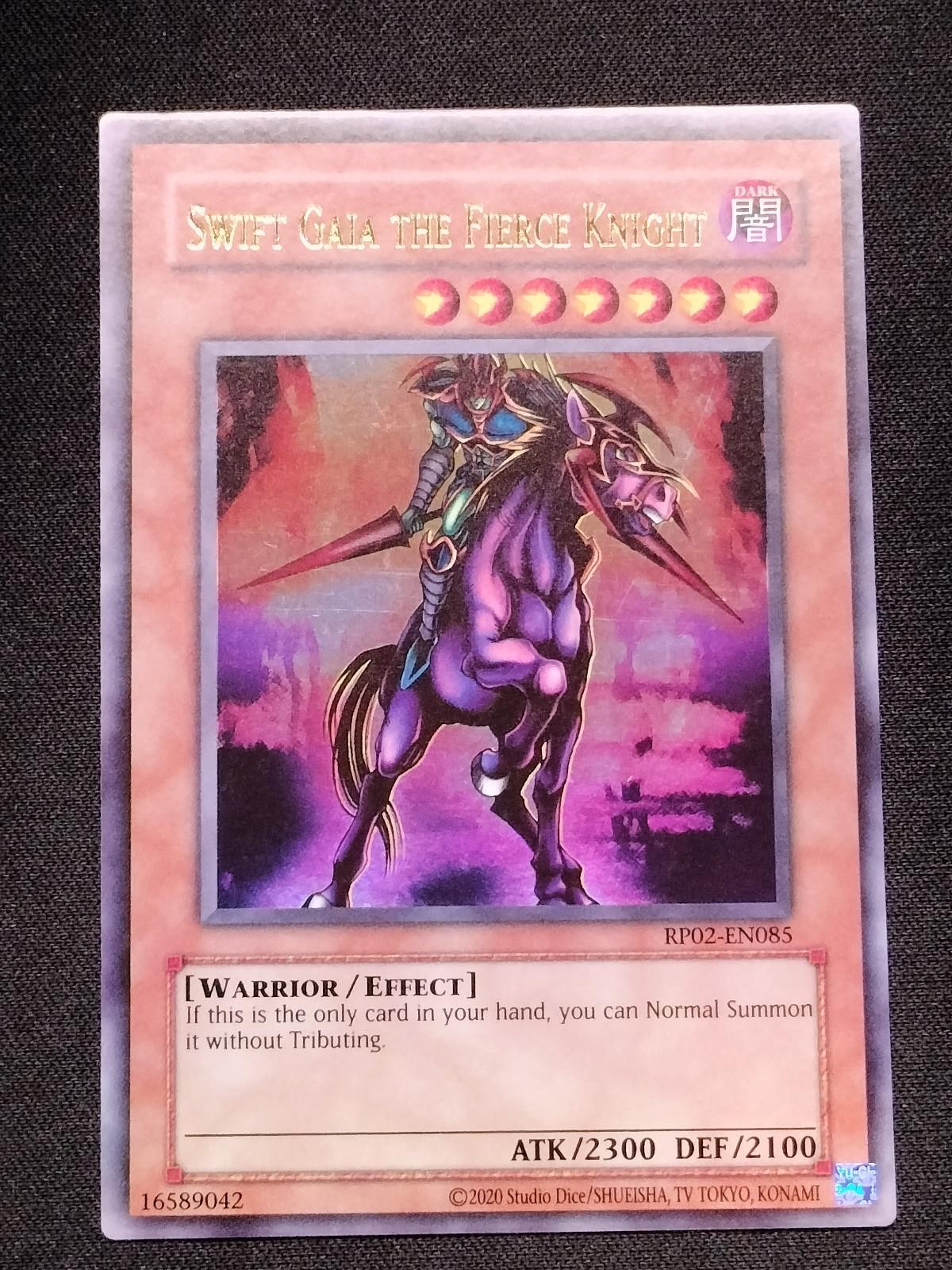 Swift Gaia the Fierce Knight RP02-EN085 (2020 Date Reprint) Unlimited NM