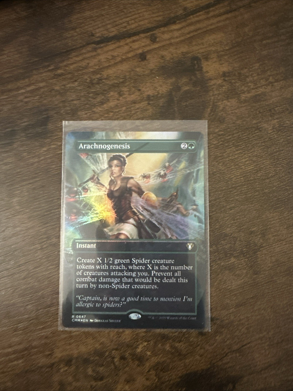 Arachnogenesis (Borderless) Commander Masters Foil