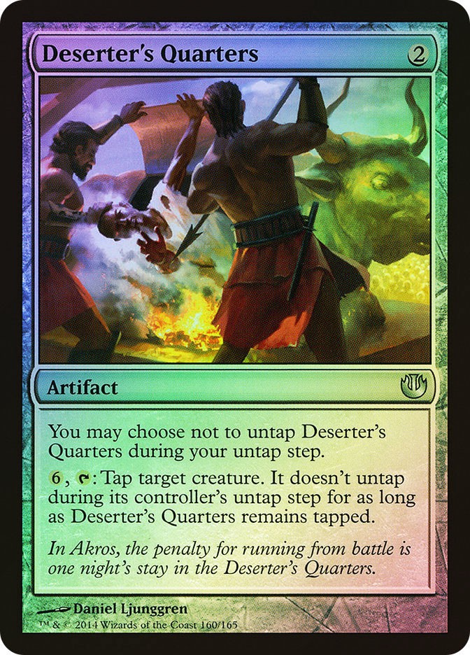 MTG FOIL Deserter’s Quarters – Journey into Nyx #160