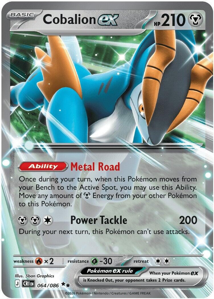 Cobalion ex Holofoil [CRI – 064/086]