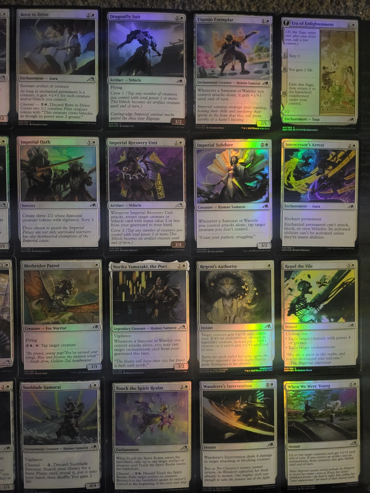 FOIL Common Uncommon Kamigawa Neon Dynasty Tamiyo Safekeeping Secluded Courtyard