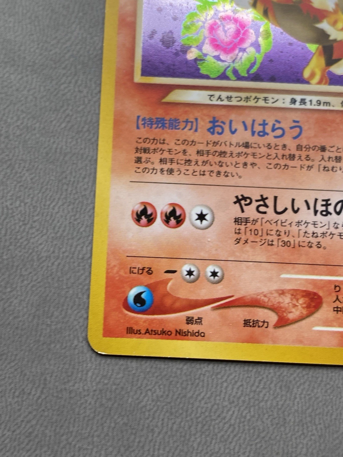 Light Arcanine No.059 Holo Japanese Pokemon 2001
