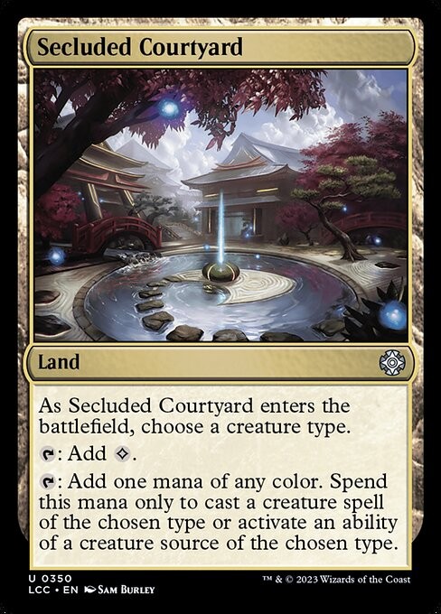 Secluded Courtyard 350 U Normal LCC MTG NM