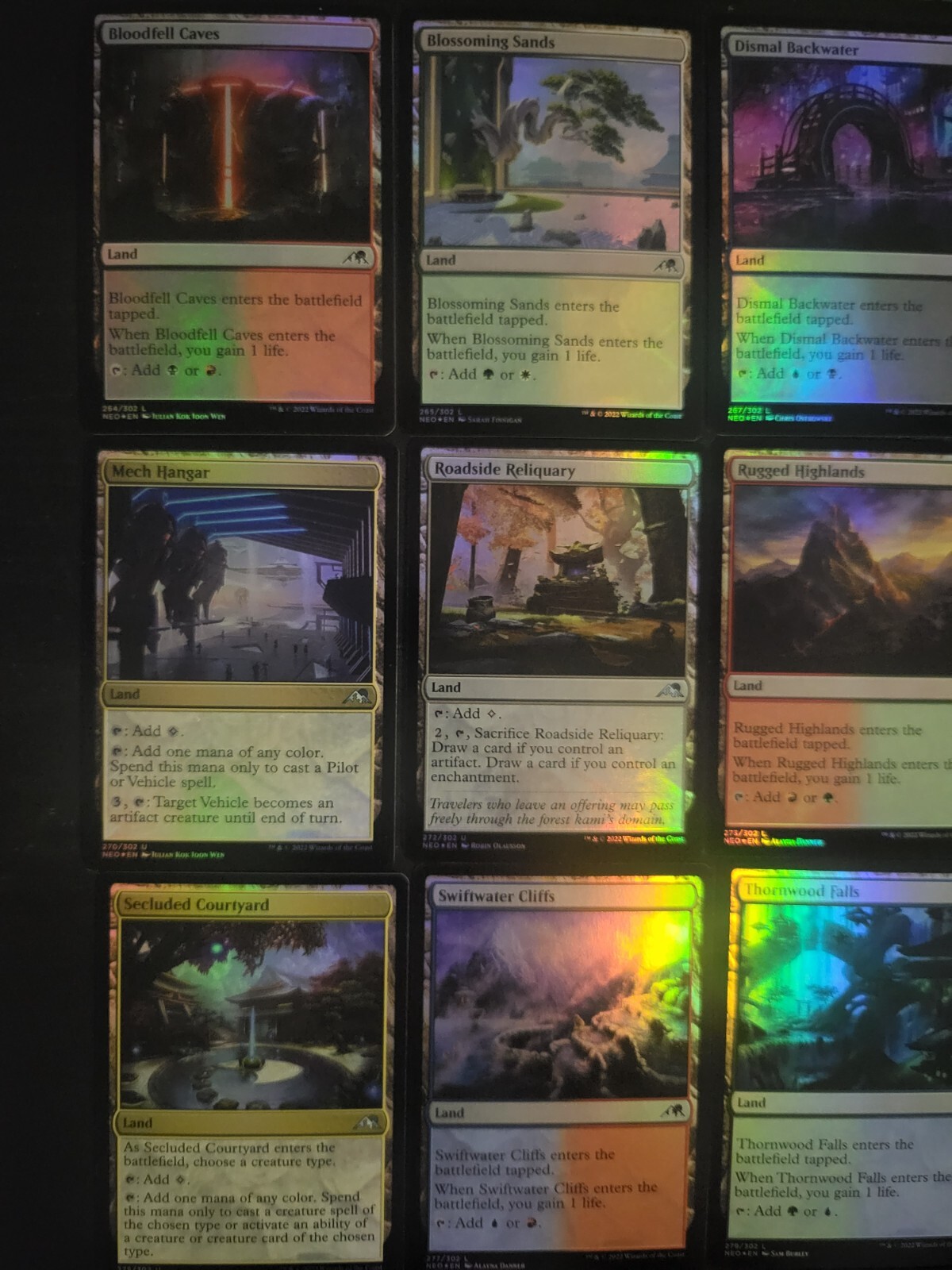 FOIL Common Uncommon Kamigawa Neon Dynasty Tamiyo Safekeeping Secluded Courtyard