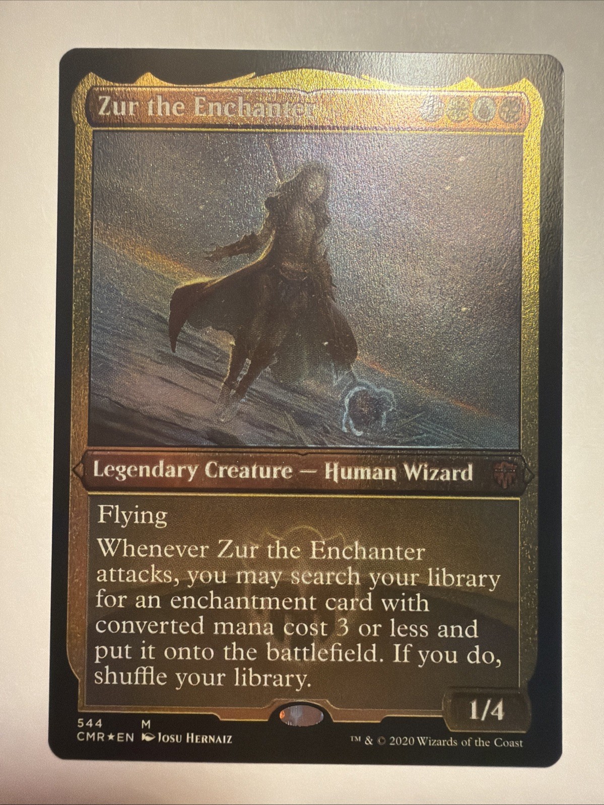 Zur the Enchanter (Foil Etched) Commander Legends Foil