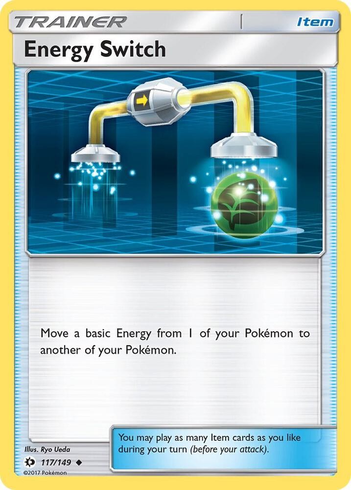 Energy Switch #117/149 Sm Base Set Uncommon Pokemon TCG LP