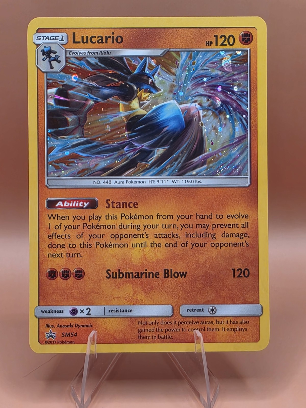 Lucario SM54 Sm Holo