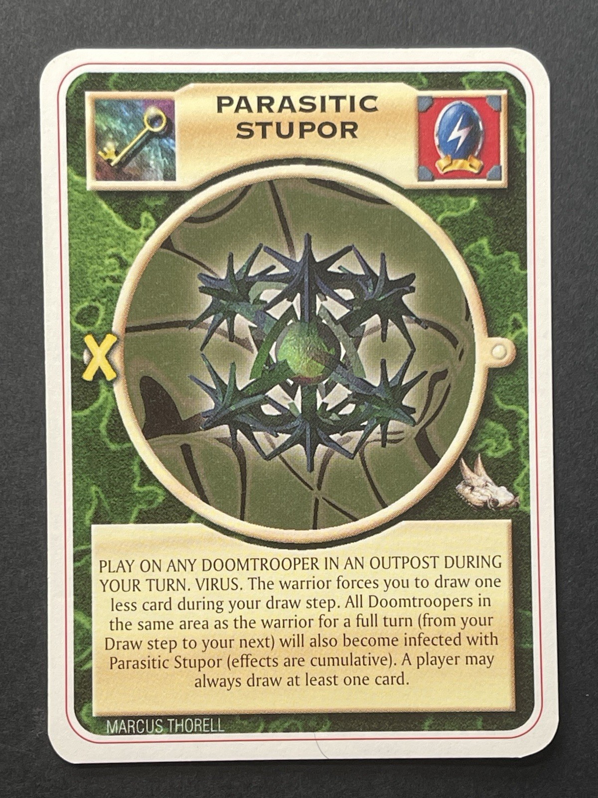 Doomtrooper CCG Paradise Lost Parasitic Stupor Card Mutant Chronicles 1997 NM